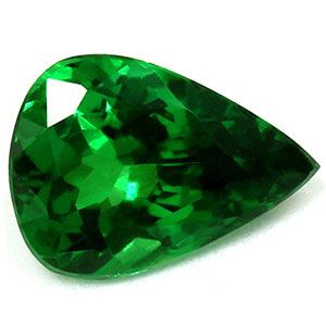 Pear Green Garnet 0.94ct loose gemstone