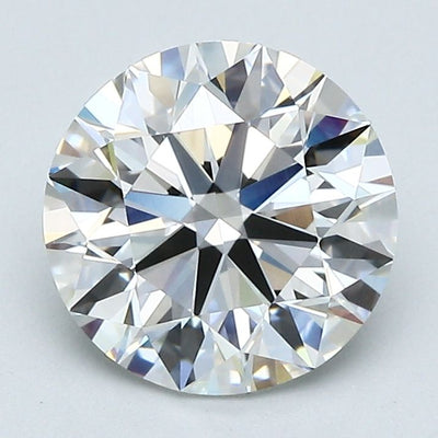 Round Natural Diamond 2.50ct F VVS2