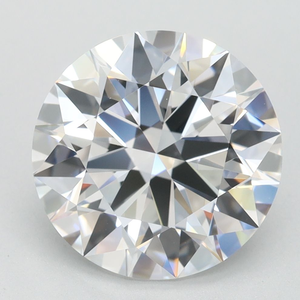 Round Lab-Grown Diamond 3.38ct D IF