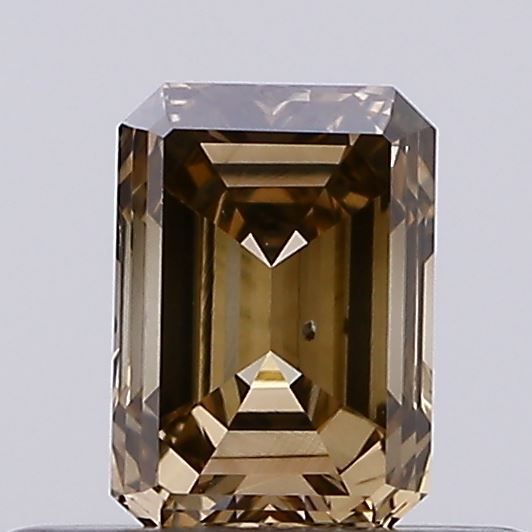 Emerald Fancy Brown Natural Diamond 0.37ct SI1 loose diamond