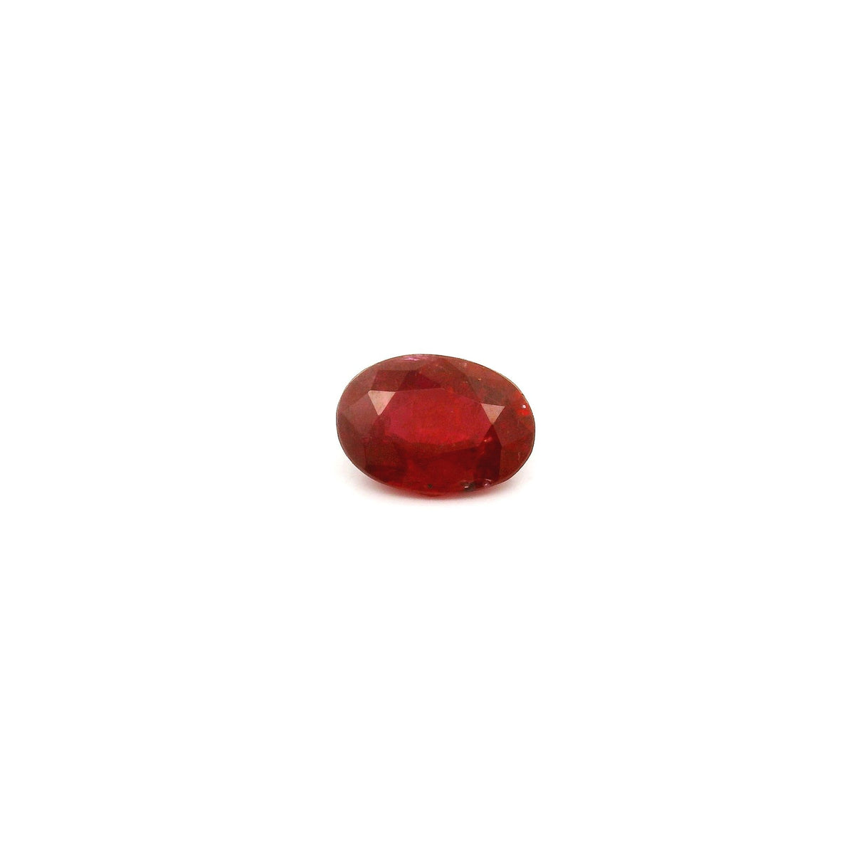 Oval Red Ruby 0.6ct loose gemstone