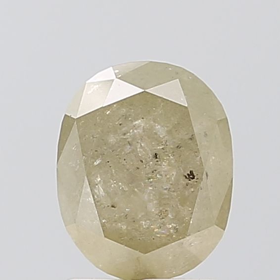 Oval Salt And Pepper Natural Diamond 1.99ct VVS2 loose diamond