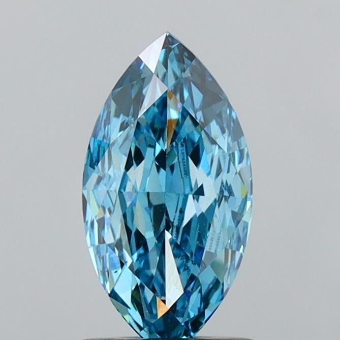 Marquise Fancy Vivid Blue Lab-grown Diamond 1.32ct VS1 loose diamond