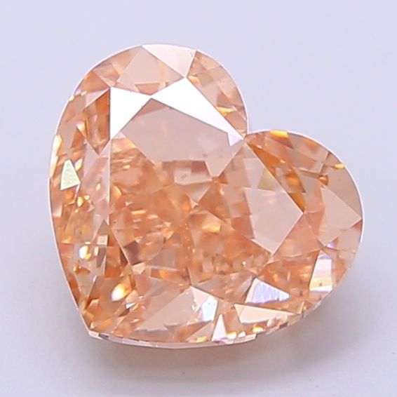 Heart Fancy Brown Lab-grown Diamond 2.51ct VS1 loose diamond