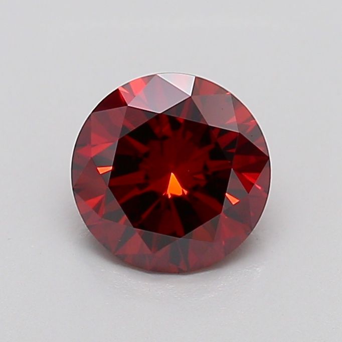 Round Fancy Deep Orange Lab-grown Diamond 1.08ct VS2 loose diamond