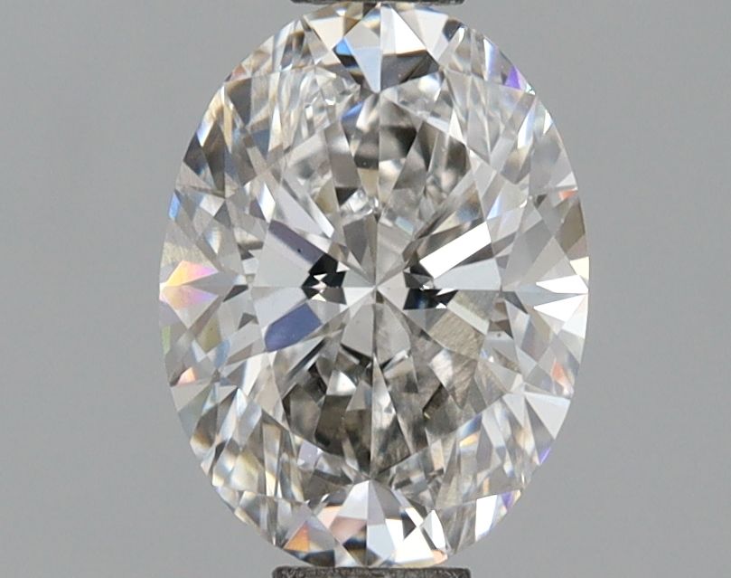 Oval Fancy Light Gray Lab-grown Diamond 1.01ct SI1 loose diamond