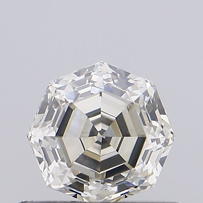 Octagonal Fancy Light Brown Natural Diamond 0.49ct VS1 loose diamond