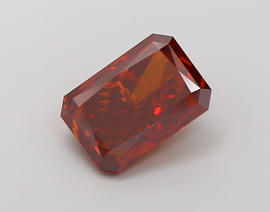 Radiant Fancy Vivid Orange Lab-grown Diamond 2.14ct VS1 loose diamond