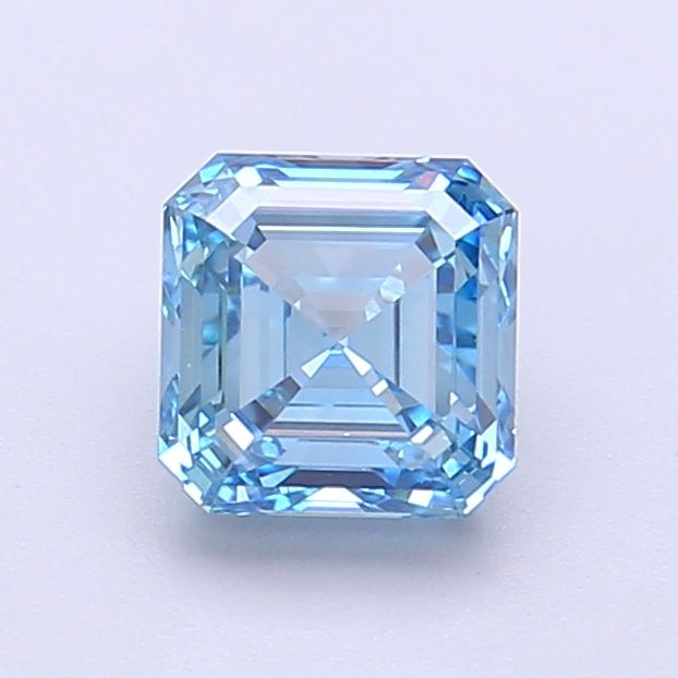 Asscher Fancy Vivid Blue Lab-grown Diamond 1.22ct VVS2 loose diamond