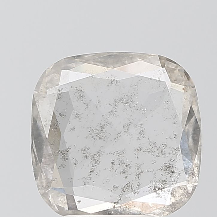 Cushion Salt And Pepper Lab-grown Diamond 1.56ct I1 loose diamond