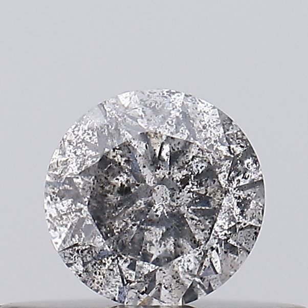 European Cut Salt And Pepper Natural Diamond 0.26ct I3 loose diamond