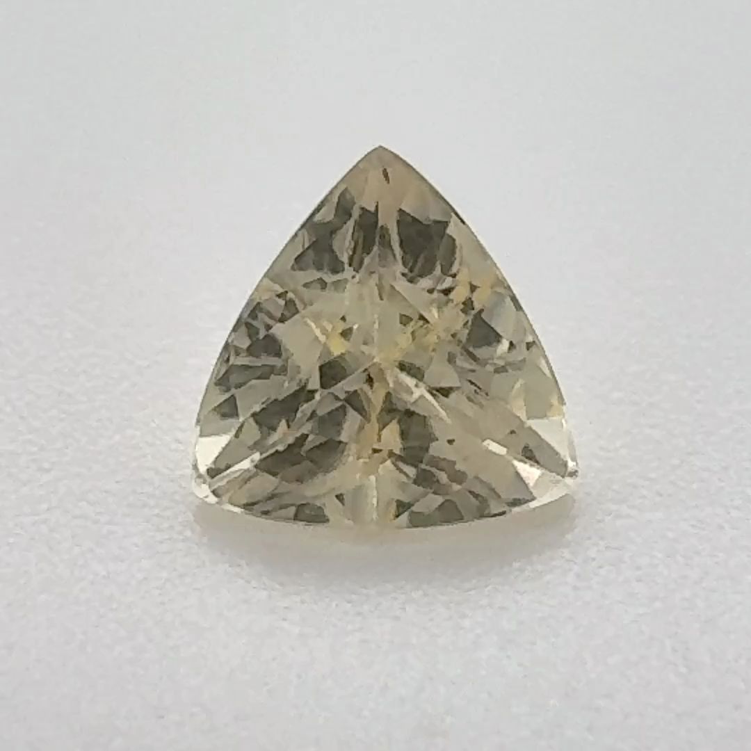 Trilliant Yellow Topaz 0.935ct loose gemstone