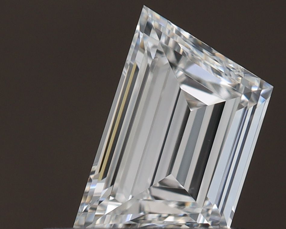 Trapezoid Natural Diamond 0.52ct F VS1