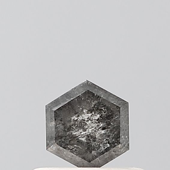 Hexagonal Salt And Pepper Natural Diamond 0.36ct VS2 loose diamond