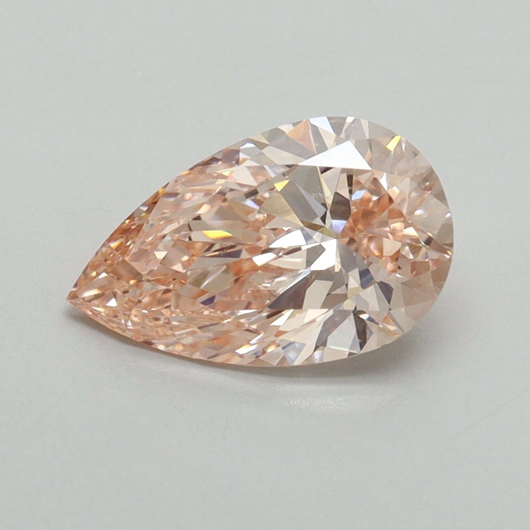 Pear Fancy Intense Pink Lab-grown Diamond 1.64ct VS1 loose diamond