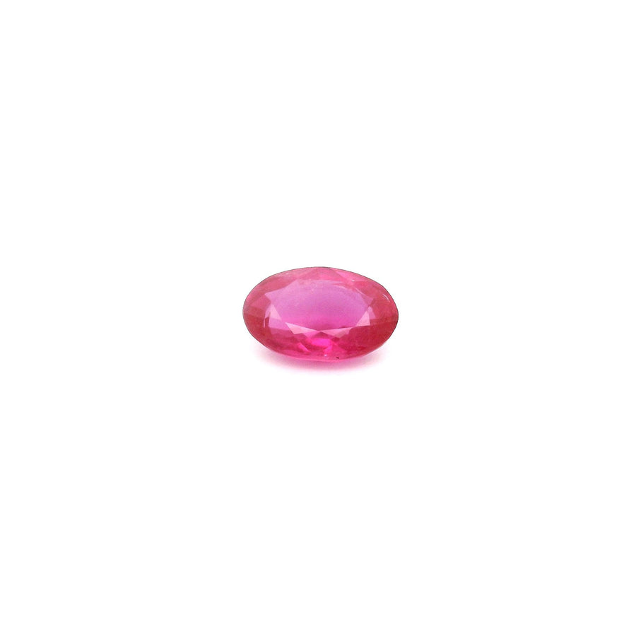 Oval Red Ruby 0.58ct loose gemstone