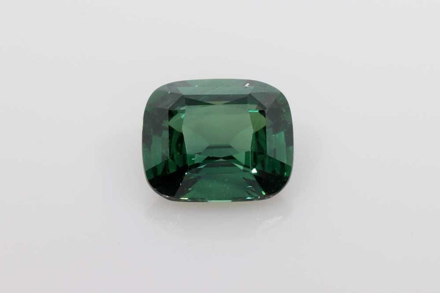 Cushion Teal Sapphire 3.56ct loose gemstone