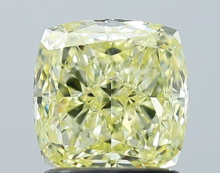 Cushion Fancy Yellow Natural Diamond 1.42ct SI1 loose diamond