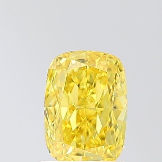 Cushion Fancy Vivid Yellow Lab-grown Diamond 1.03ct VS1 loose diamond