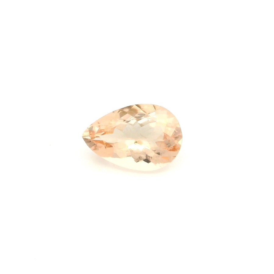 Pear Pink Morganite 2.4ct loose gemstone