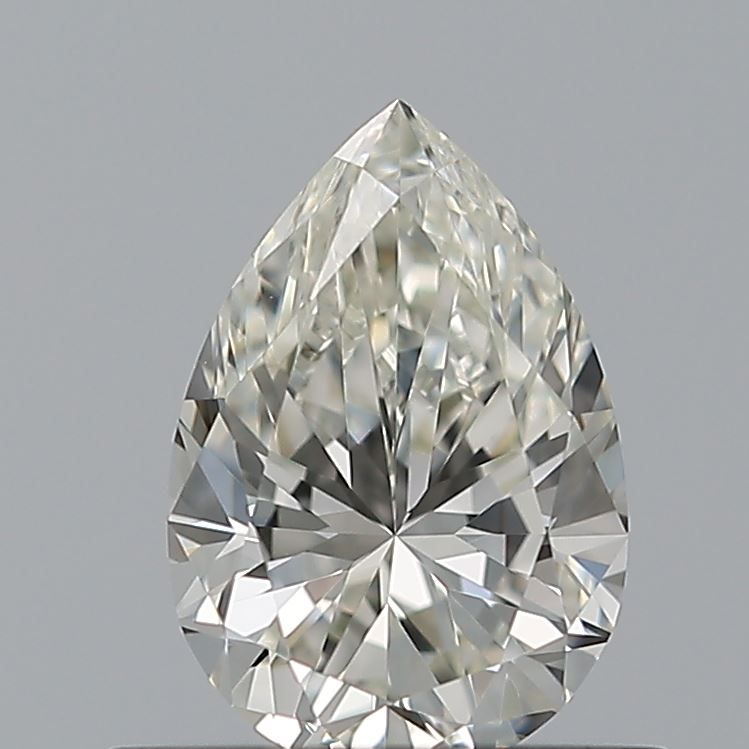 Pear Natural Diamond 0.51ct H IF