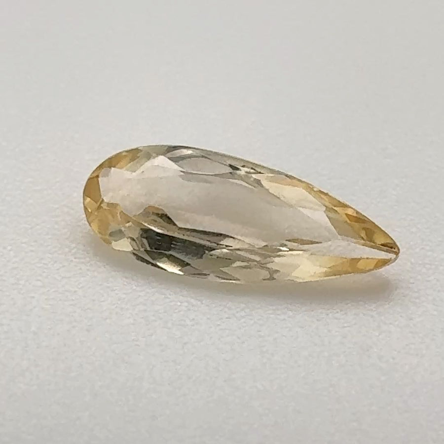 Pear Yellow Topaz 0.73ct loose gemstone