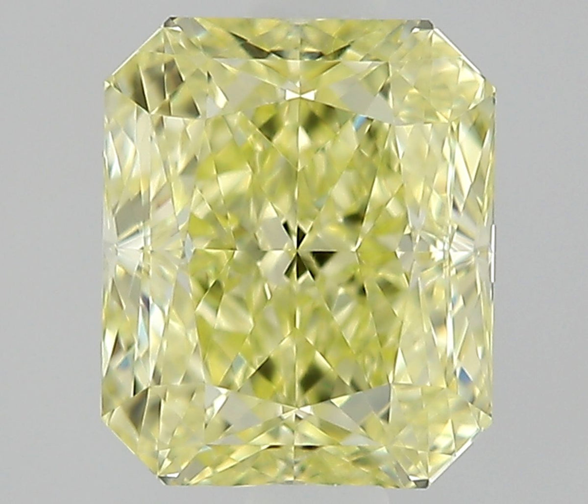 Radiant Fancy Yellow Natural Diamond 0.58ct VVS1 loose diamond
