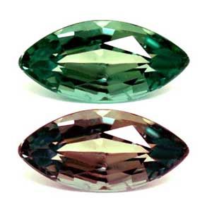 Marquise Green Alexandrite 0.19ct loose gemstone