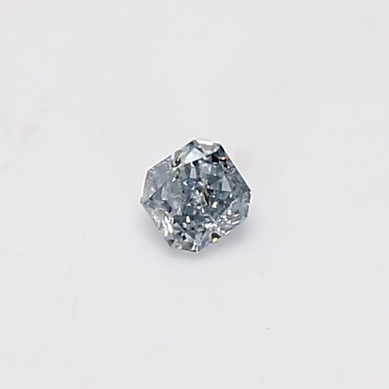 Radiant Fancy Blue Natural Diamond 0.12ct loose diamond