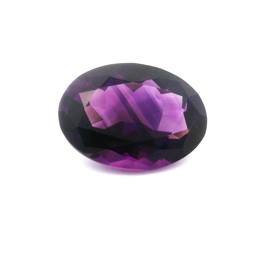 Oval Purple Amethyst 5.39ct loose gemstone