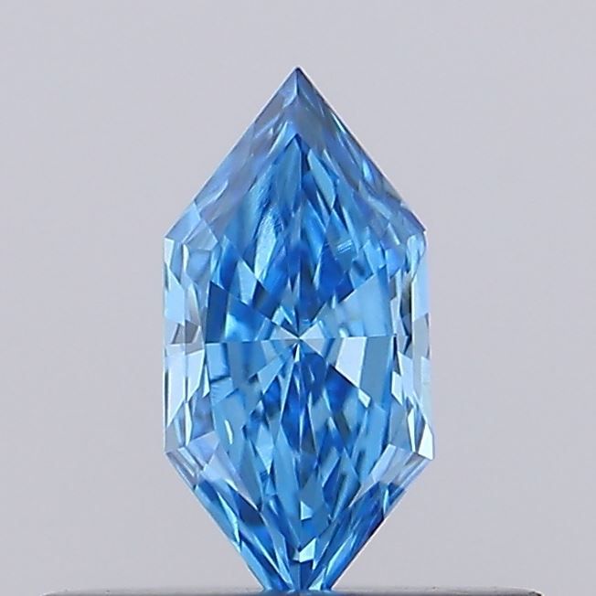 Hexagonal Fancy Vivid Blue Lab-grown Diamond 0.24ct VS1 loose diamond