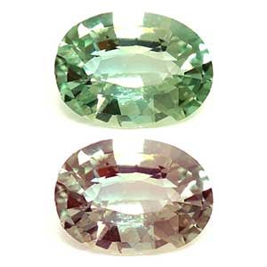 Oval Green Alexandrite 0.28ct loose gemstone