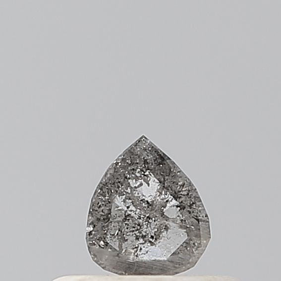 Pear Salt And Pepper Natural Diamond 0.17ct VVS2 loose diamond