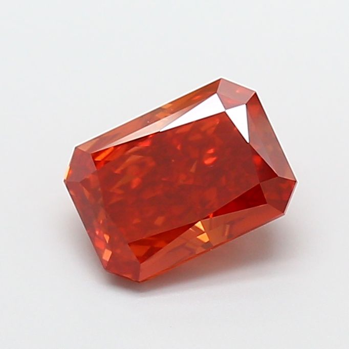 Radiant Fancy Vivid Red Lab-grown Diamond 2.14ct VVS2 loose diamond