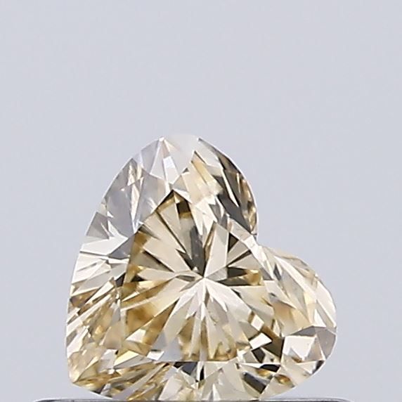 Heart Fancy Light Brown Natural Diamond 0.28ct VS2 loose diamond