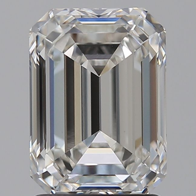 Emerald Lab-Grown Diamond 2.09ct F IF
