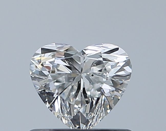 Heart Natural Diamond 0.53ct F VVS2