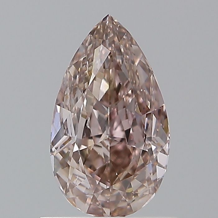 Pear Fancy Brown Pink Natural Diamond 1.01ct SI1 loose diamond