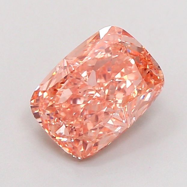 Cushion Fancy Orangey Brown Lab-grown Diamond 1.63ct SI1 loose diamond