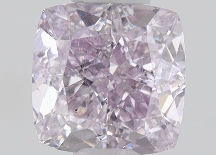 Cushion Fancy Pink Purple Natural Diamond 0.36ct VS2 loose diamond