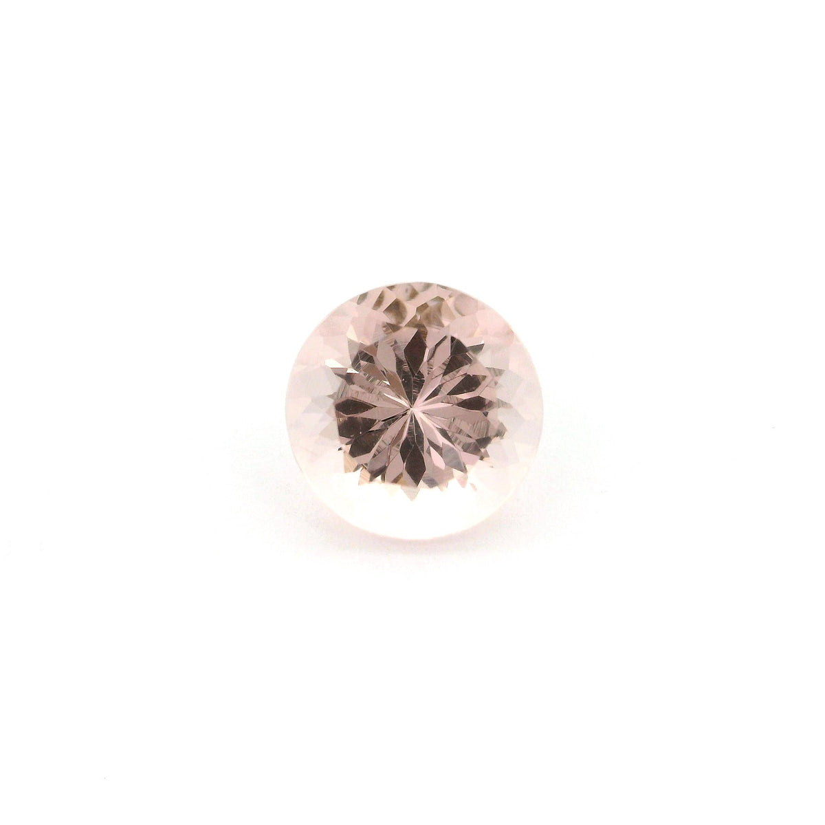 Round Pink Morganite 2.55ct loose gemstone