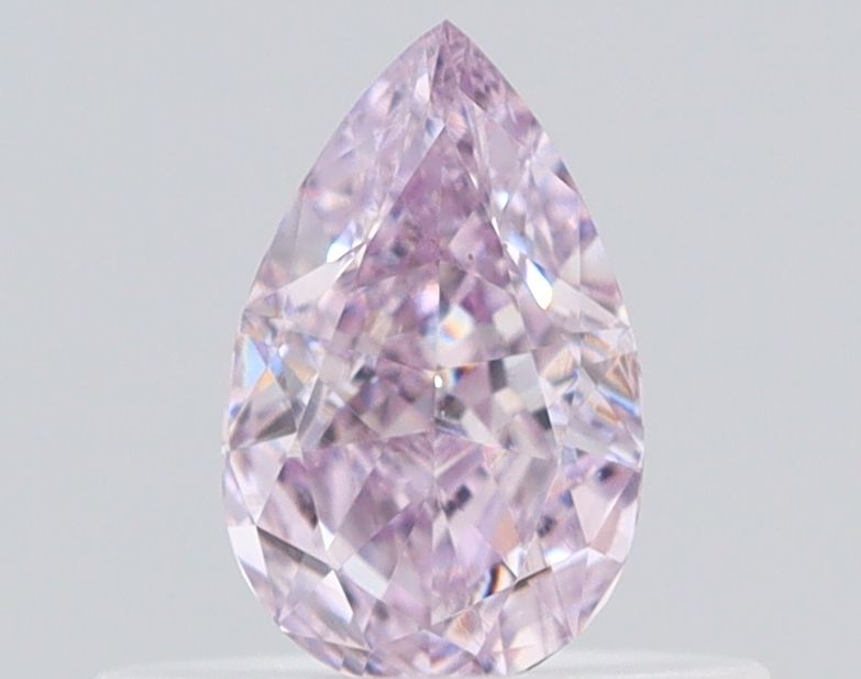 Pear Fancy Purple Pink Natural Diamond 0.33ct VS2 loose diamond