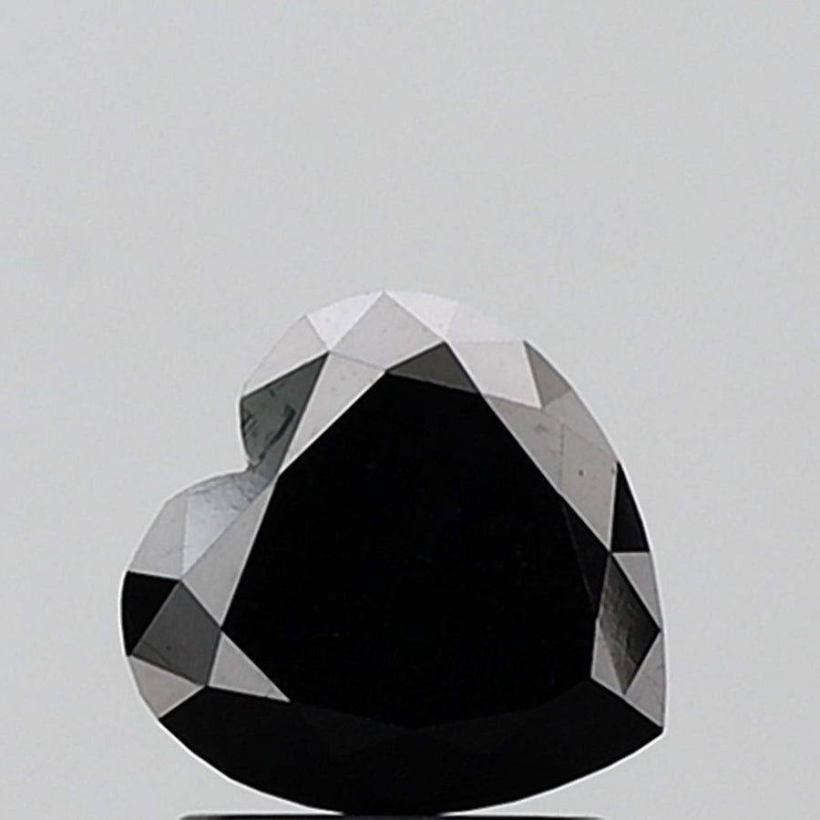 Heart Black Natural Diamond 1.87ct VVS2 loose diamond
