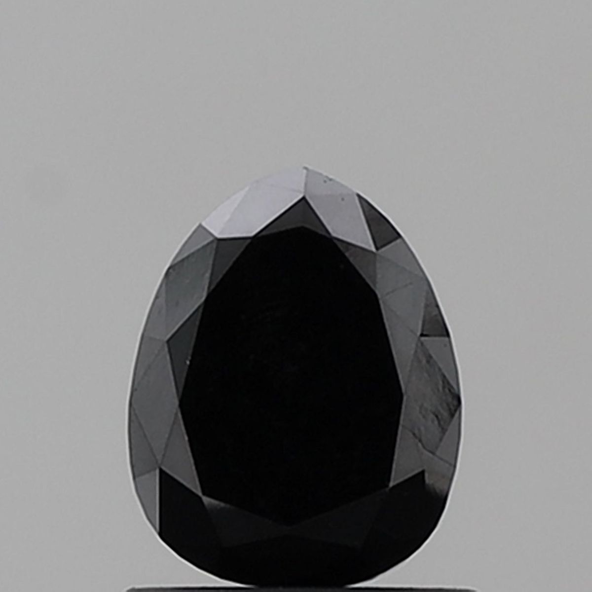 Pear Fancy Black Natural Diamond 1.05ct VVS2 loose diamond