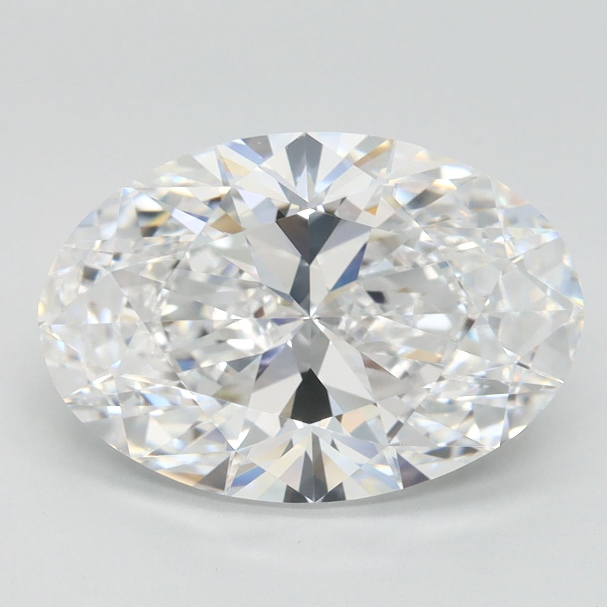 Oval Lab-Grown Diamond 3.89ct D FL