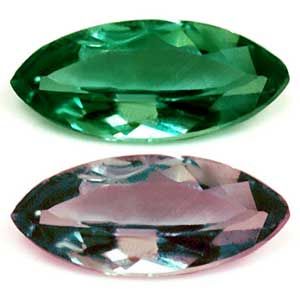 Marquise Green Alexandrite 0.18ct loose gemstone