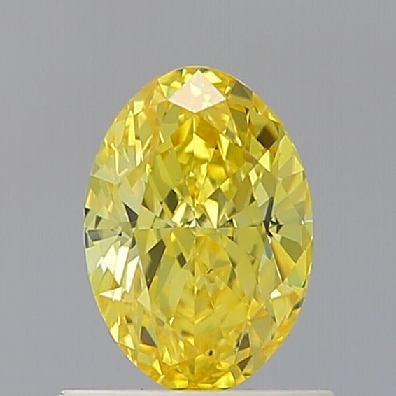 Oval Fancy Vivid Yellow Lab-grown Diamond 1.01ct VS2 loose diamond