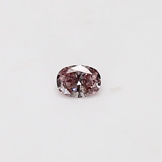 Oval Fancy Brownish Pink Natural Diamond 0.06ct loose diamond