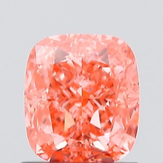 Cushion Fancy Vivid Pink Lab-grown Diamond 1.11ct VS1 loose diamond