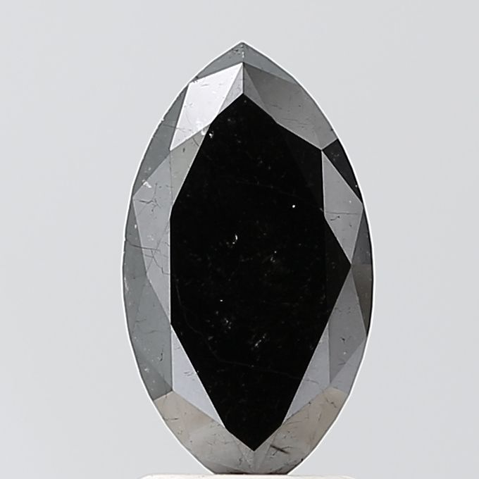 Marquise Black Natural Diamond 1.83ct VVS2 loose diamond